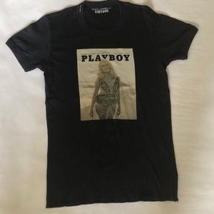Dolce&Gabbana Men’s blue Playboy T-Shirt size 46